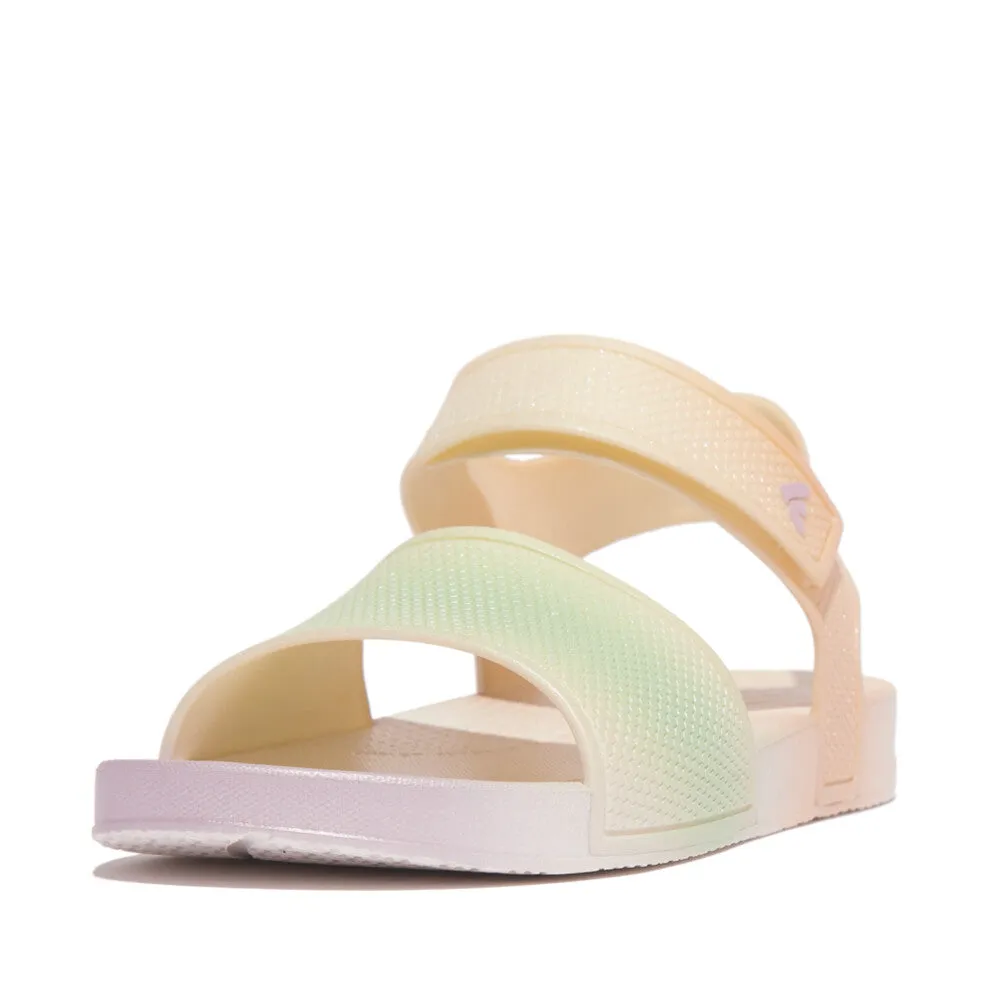 รองเท้าแตะ เด็ก รุ่น iQUSHION KIDS JUNIOR IRIDESCENT ERGONOMIC BACK-STRAP SANDALS