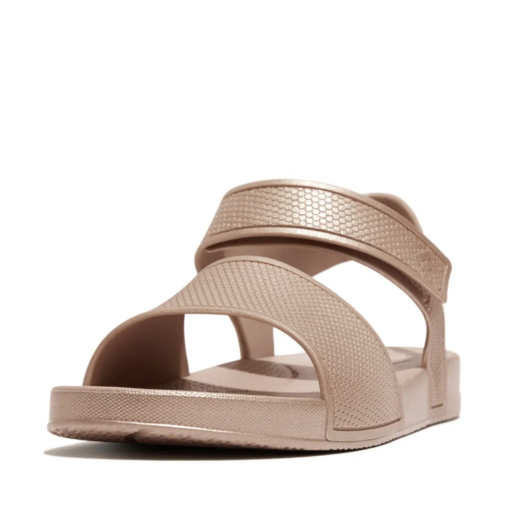 รองเท้าแตะแบบรัดส้น เด็ก รุ่น iQUSHION KIDS JUNIOR SHIMMER ERGONOMIC BACK-STRAP SANDALS