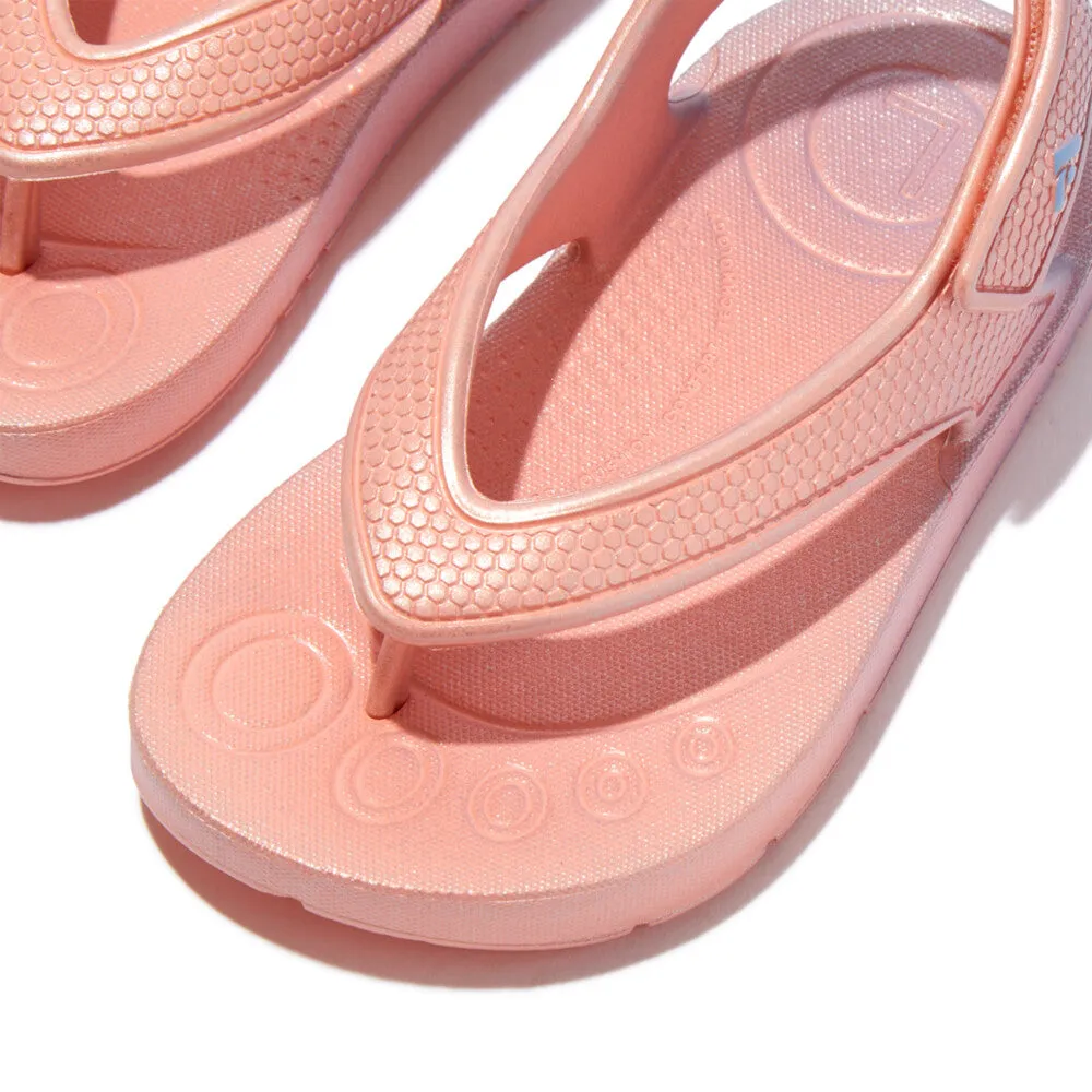 รองเท้าแตะ เด็ก รุ่น iQUSHION KIDS TODDLER IRIDESCENT ERGONOMIC BACK-STRAP FLIP-FLOPS