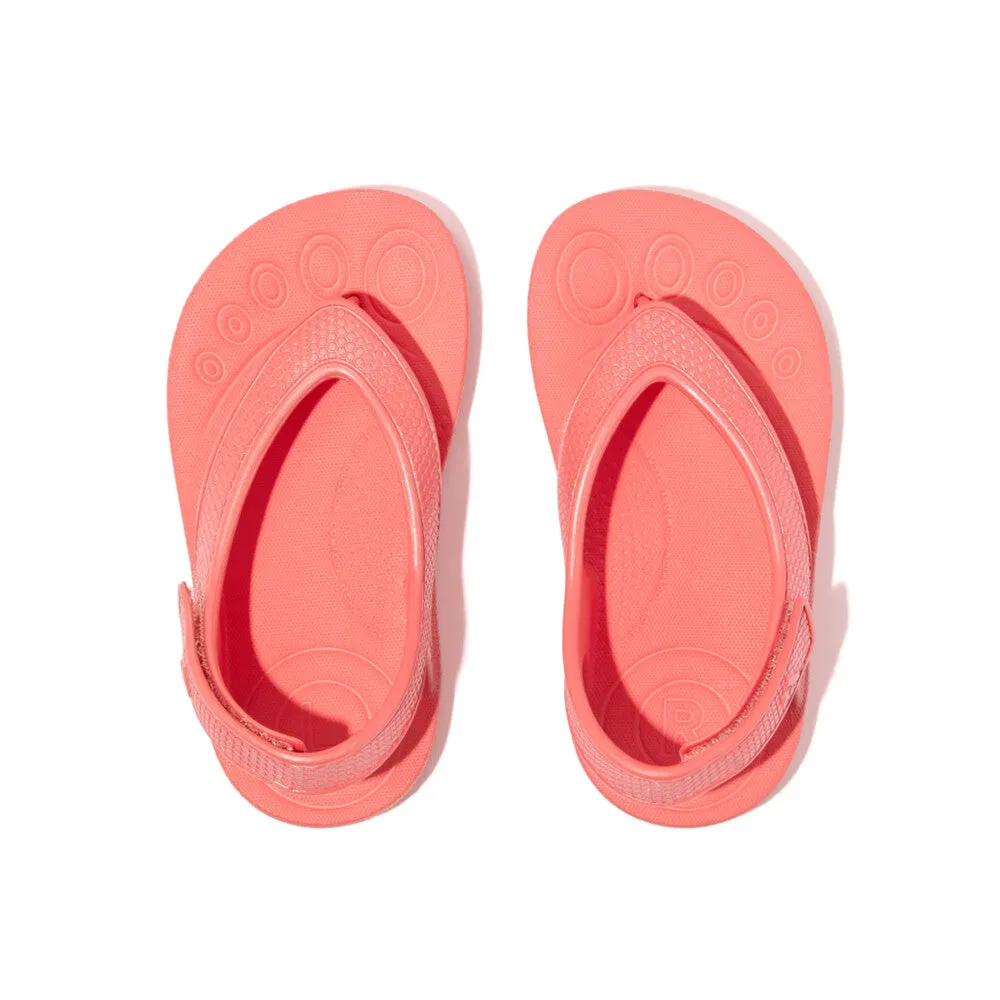 รองเท้าแตะแบบรัดส้น เด็ก รุ่น iQUSHION KIDS TODDLER PEARLIZED ERGONOMIC BACK-STRAP FLIP-FLOPS