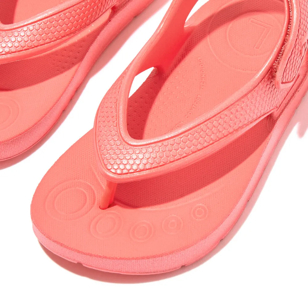 รองเท้าแตะแบบรัดส้น เด็ก รุ่น iQUSHION KIDS TODDLER PEARLIZED ERGONOMIC BACK-STRAP FLIP-FLOPS