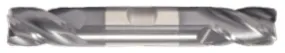 3/16" End Mill Double End Square. W/Weldon Flats. Flute Length 1/2" OAL 3-1/4" - 2 Flutes - AlTiN Coated