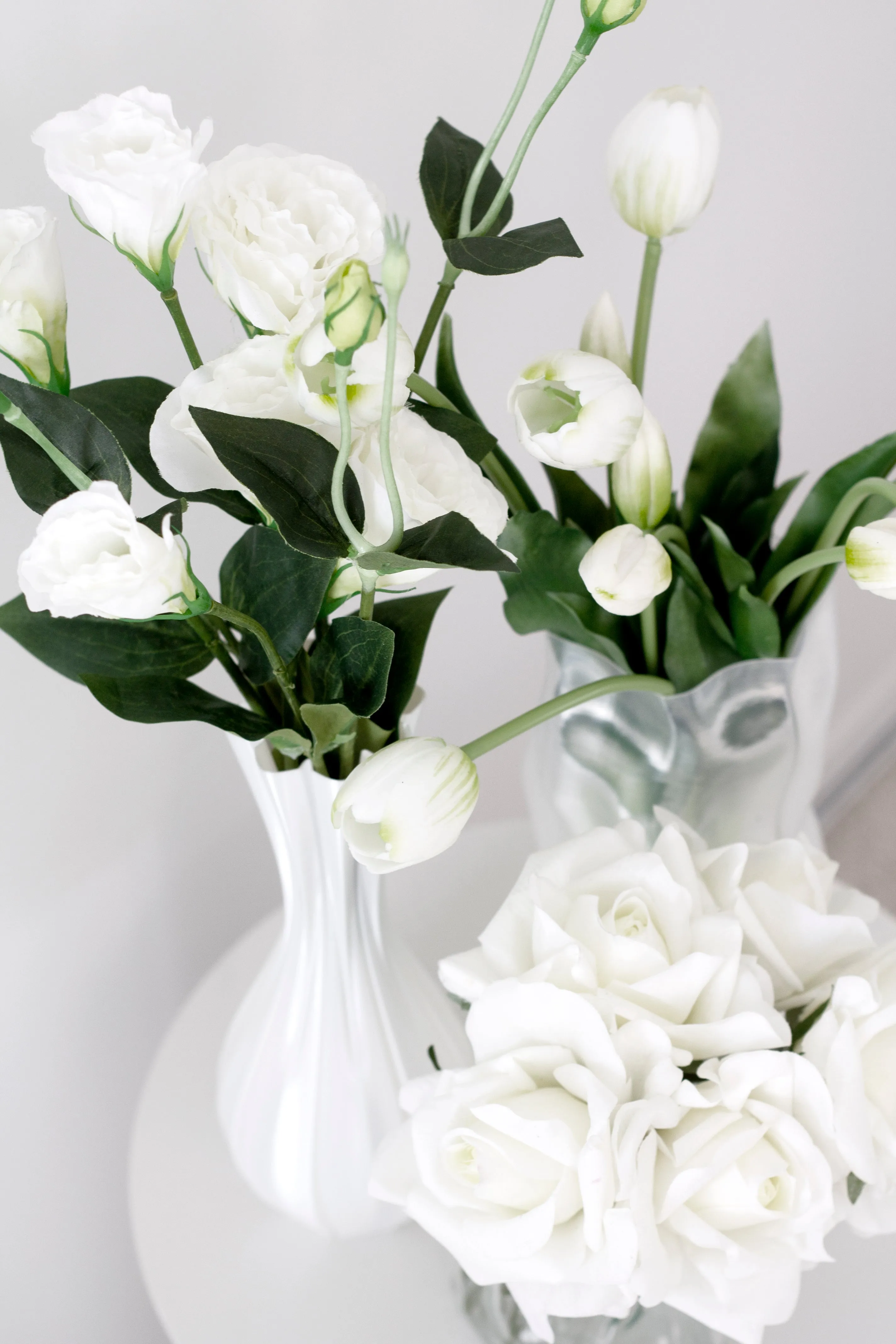 3D Printed Vase - White