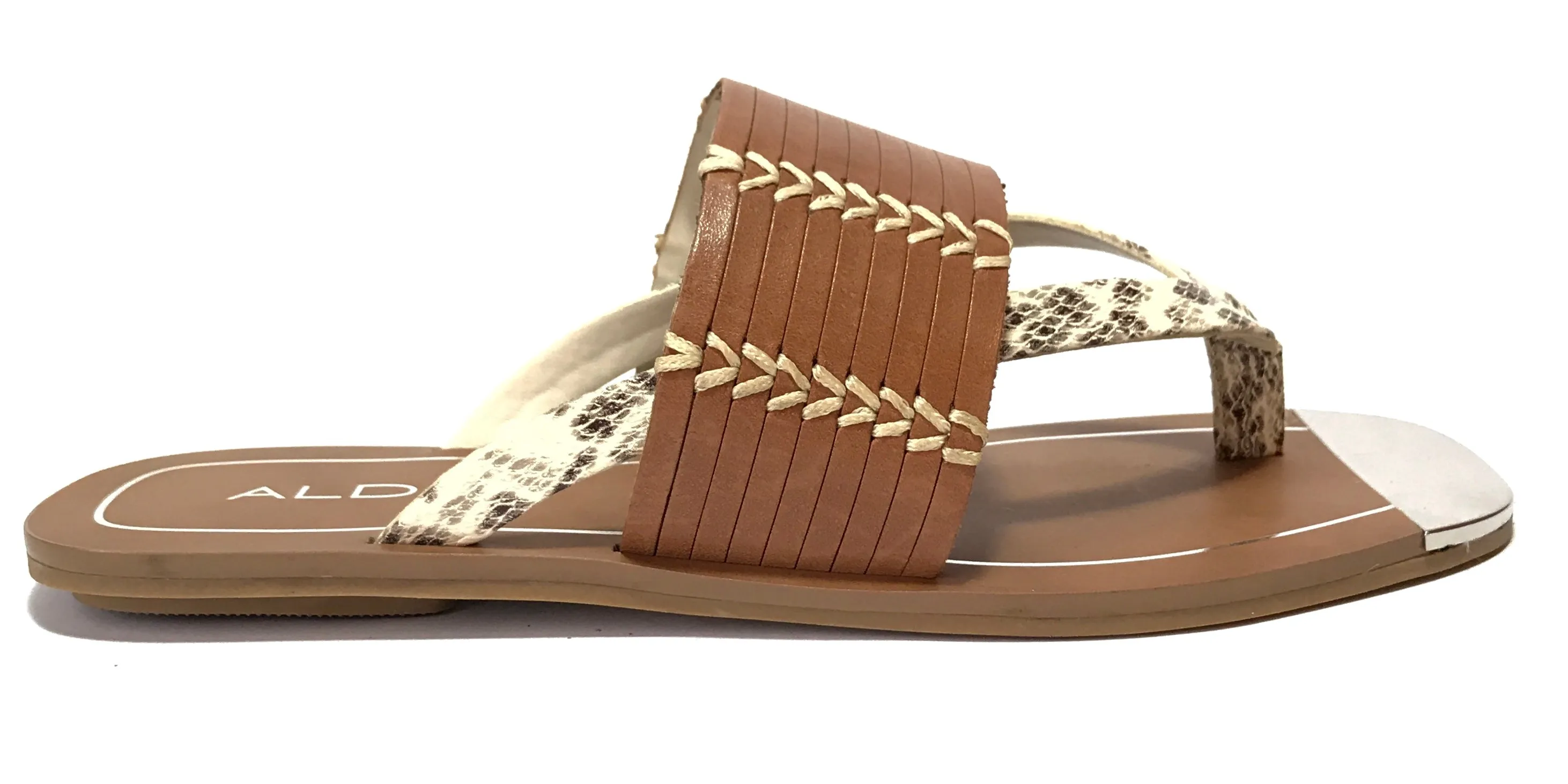 ALDO Tan Leather Sandals | Gently Used |