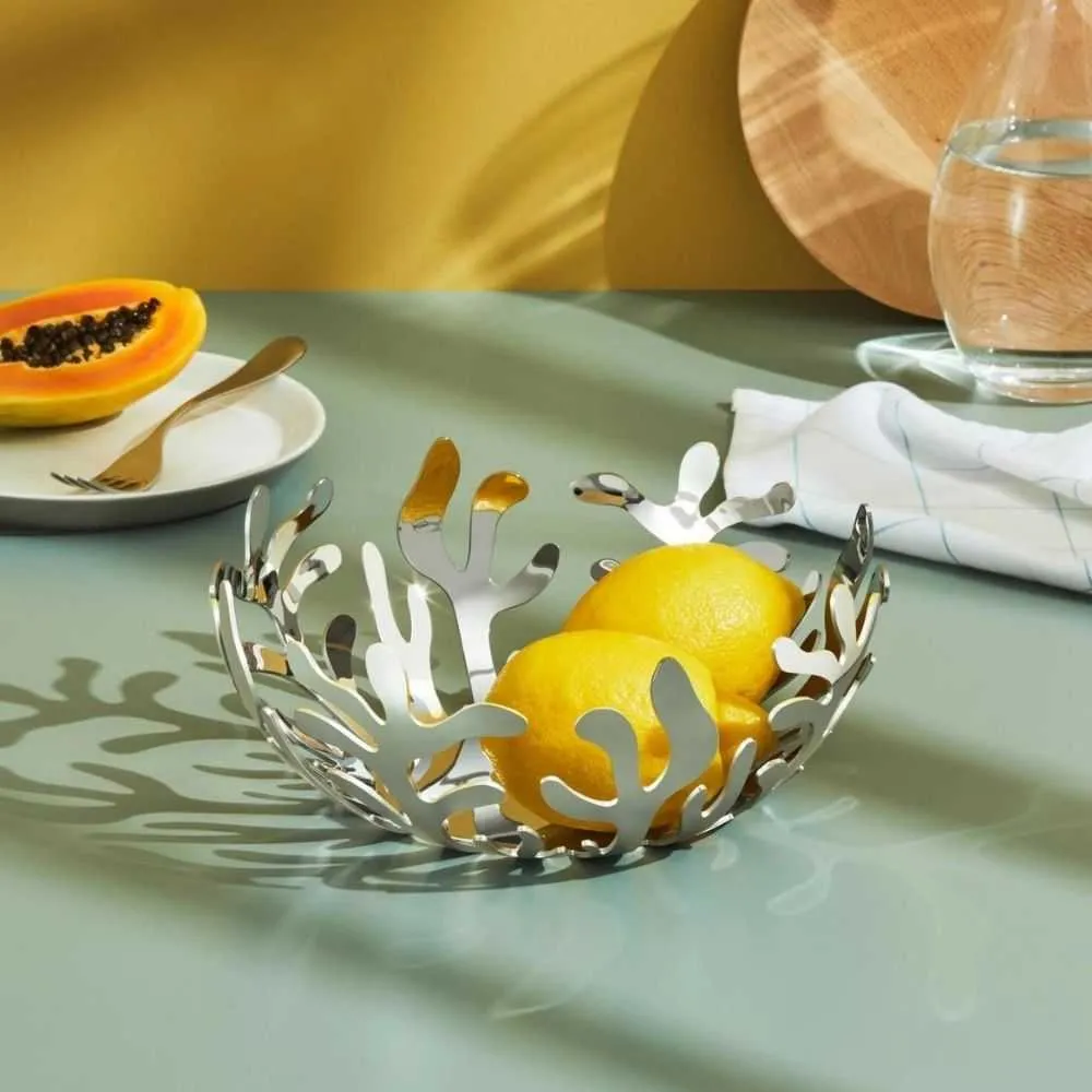 Alessi ESI01/21 Mediterraneo perforated fruit holder diam. 21 cm.