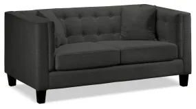 Astin Loveseat - Dark Grey