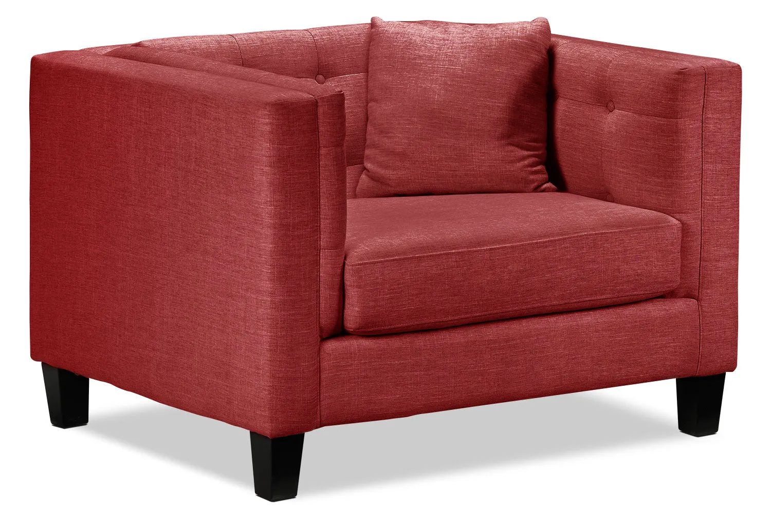 Astin Sofa, Loveseat and Chair and a Half Set - Red