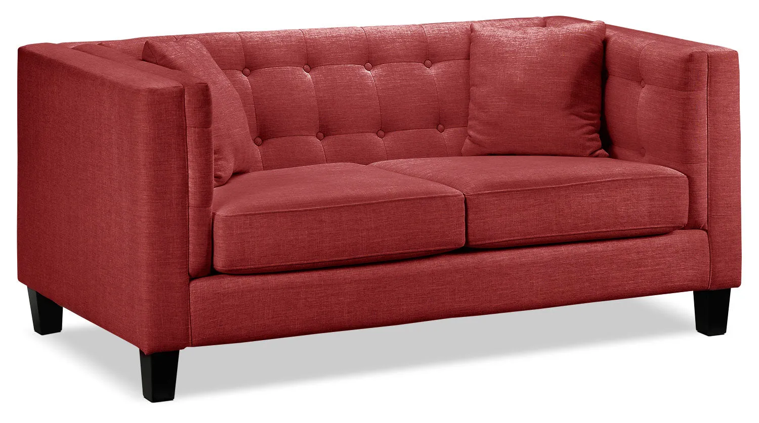 Astin Sofa, Loveseat and Chair and a Half Set - Red