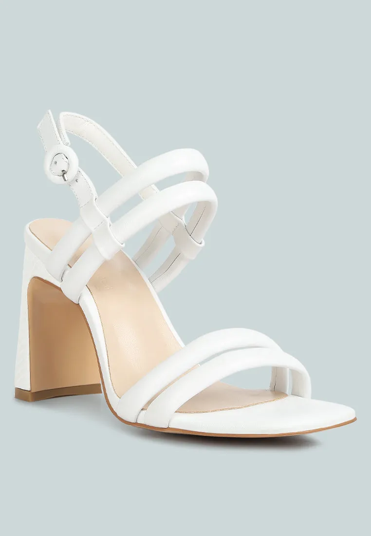 Avianna Slim Block Heel Sandal