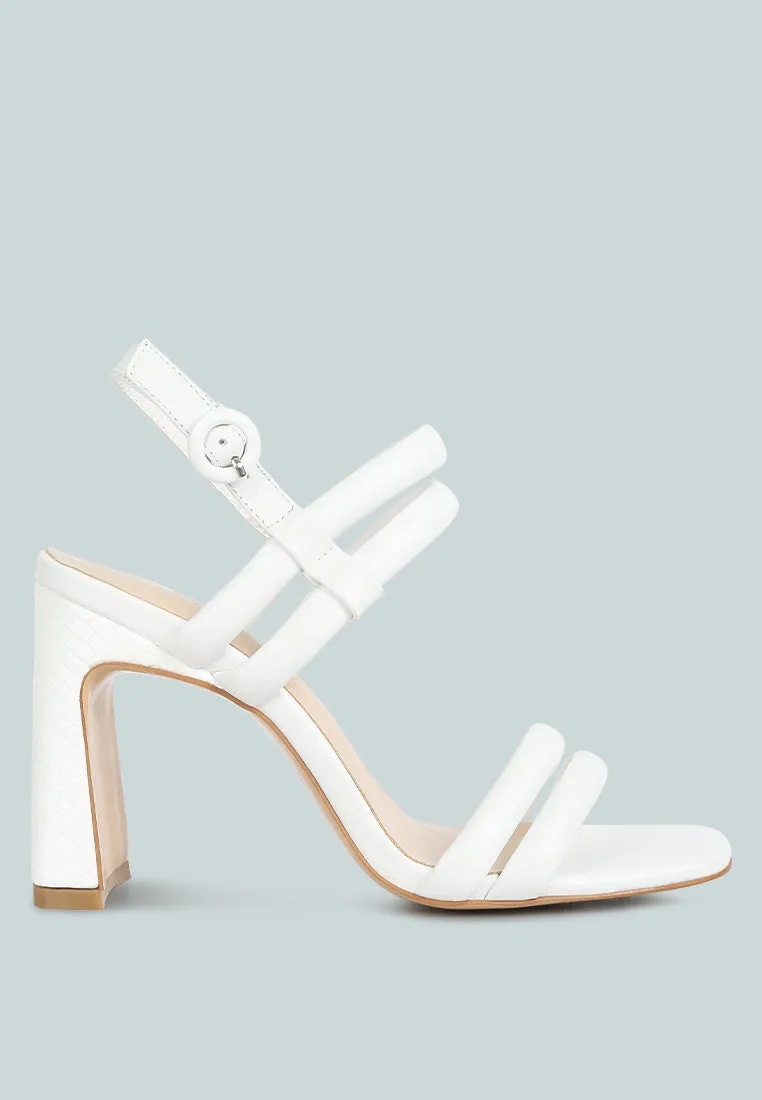 Avianna Slim Block Heel Sandal