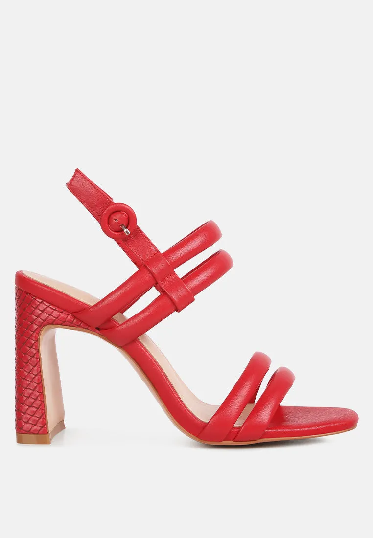 Avianna Slim Block Heel Sandal