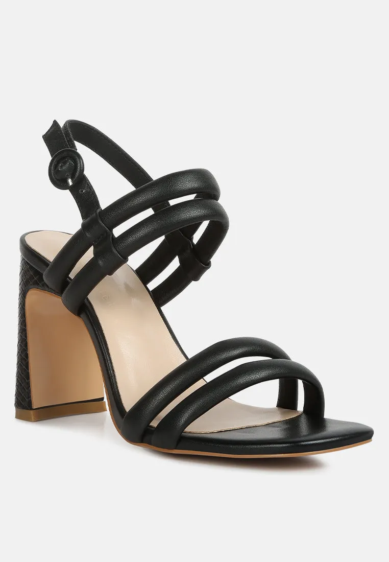 Avianna Slim Block Heel Sandal