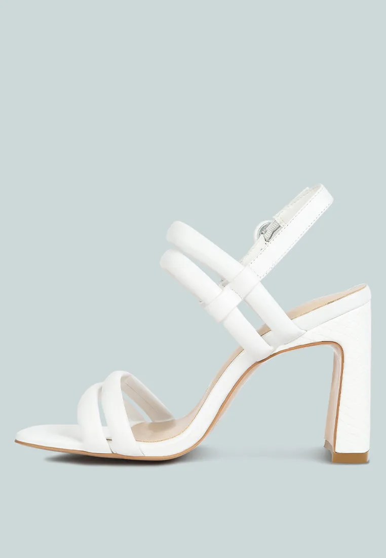 Avianna Slim Block Heel Sandal