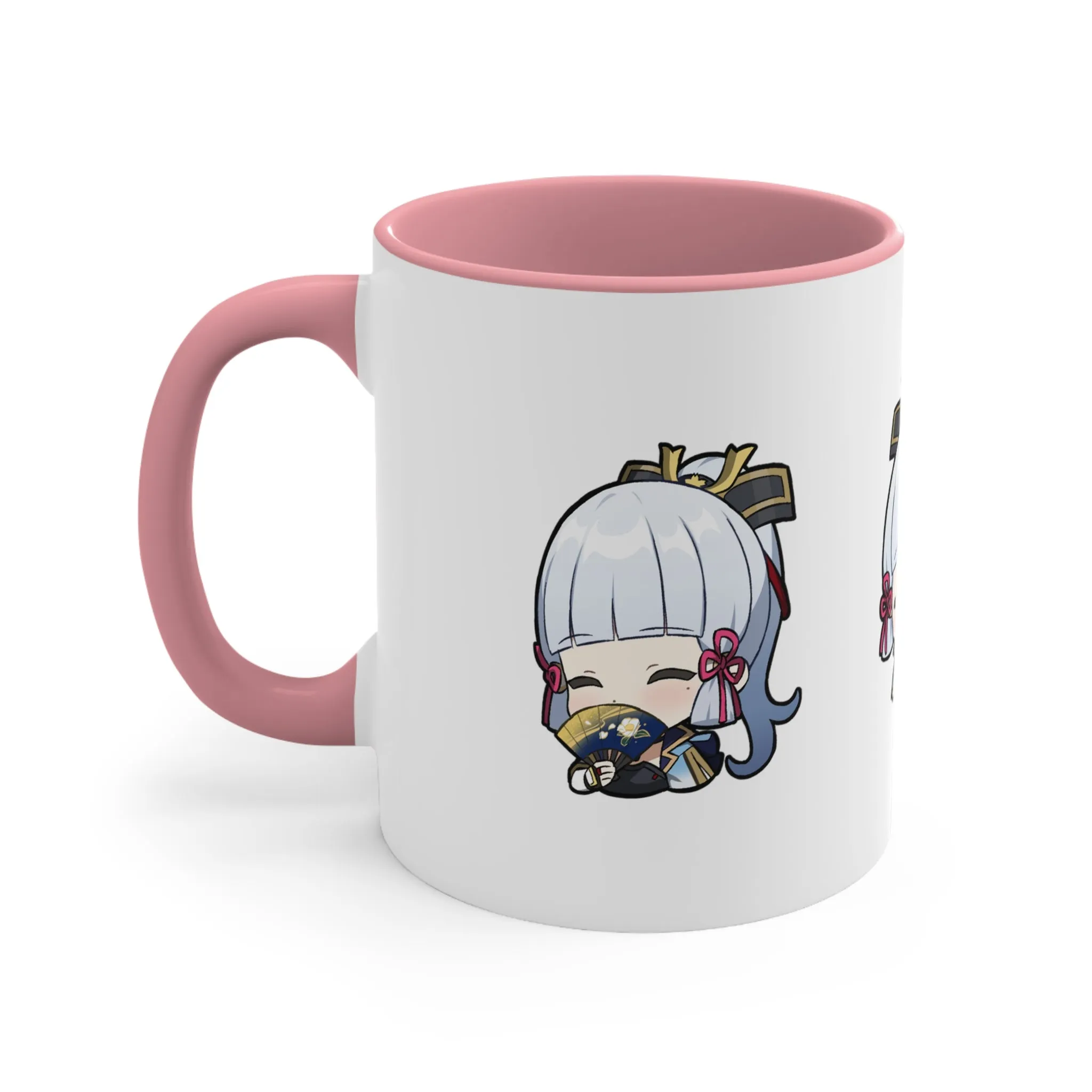 Ayaka Genshin Impact Accent Coffee Mug, 11oz Cups Mugs Cup Gift For Gamer Gifts Game Anime Fanart Fan Birthday Valentine's Christmas