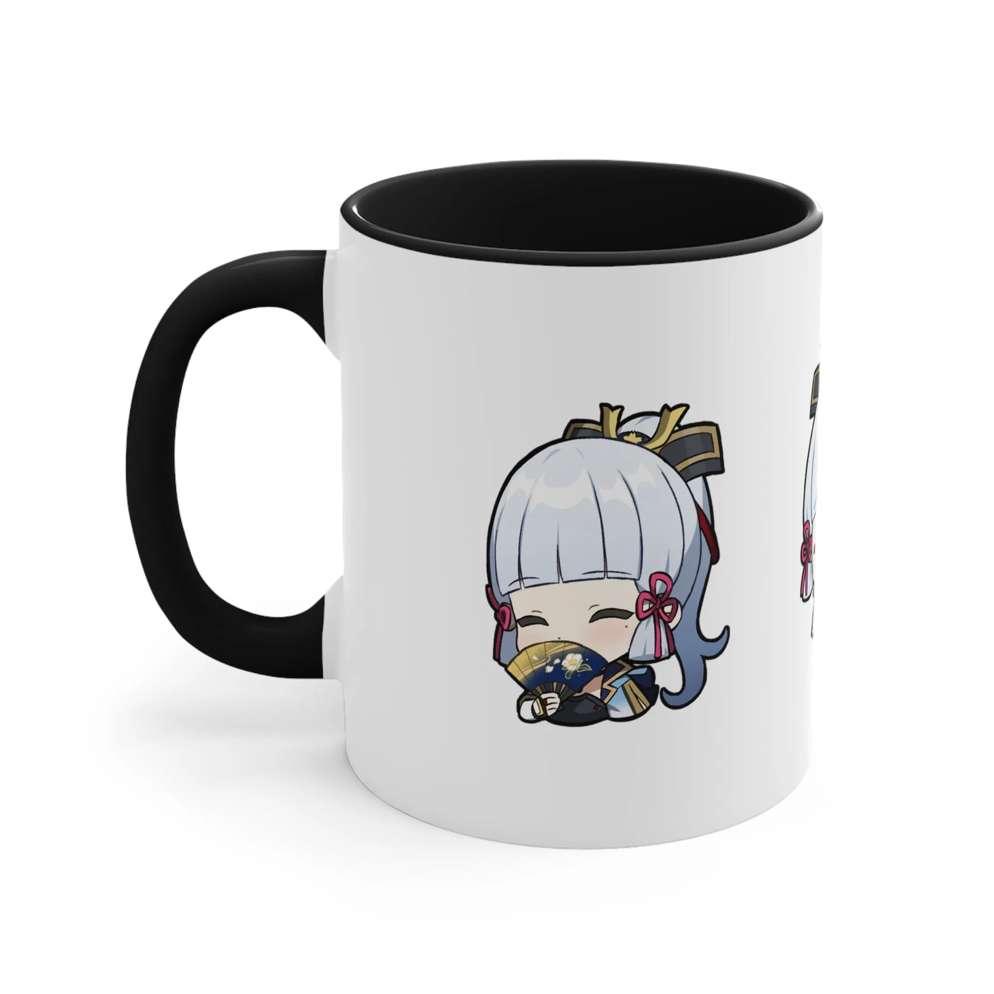 Ayaka Genshin Impact Accent Coffee Mug, 11oz Cups Mugs Cup Gift For Gamer Gifts Game Anime Fanart Fan Birthday Valentine's Christmas