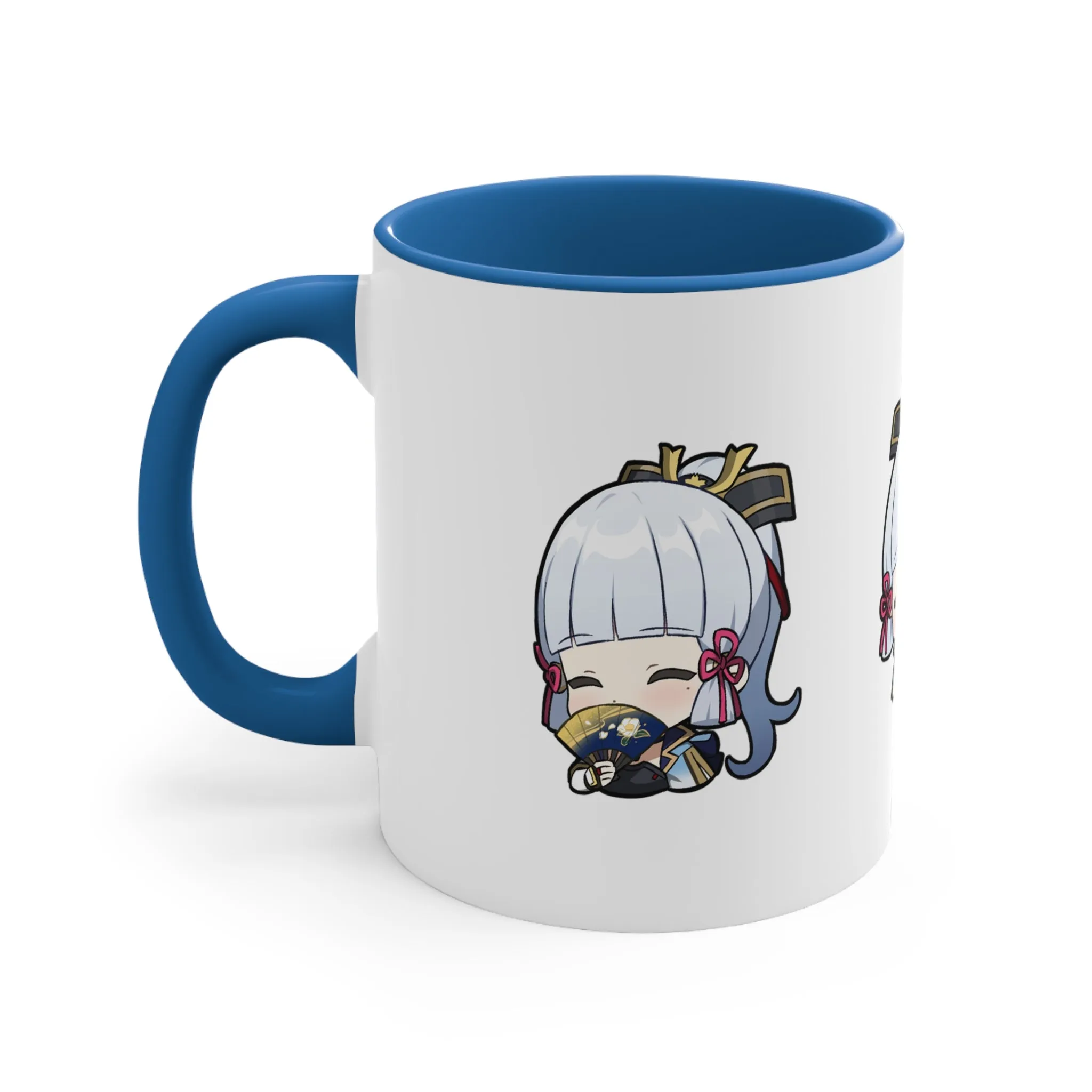 Ayaka Genshin Impact Accent Coffee Mug, 11oz Cups Mugs Cup Gift For Gamer Gifts Game Anime Fanart Fan Birthday Valentine's Christmas