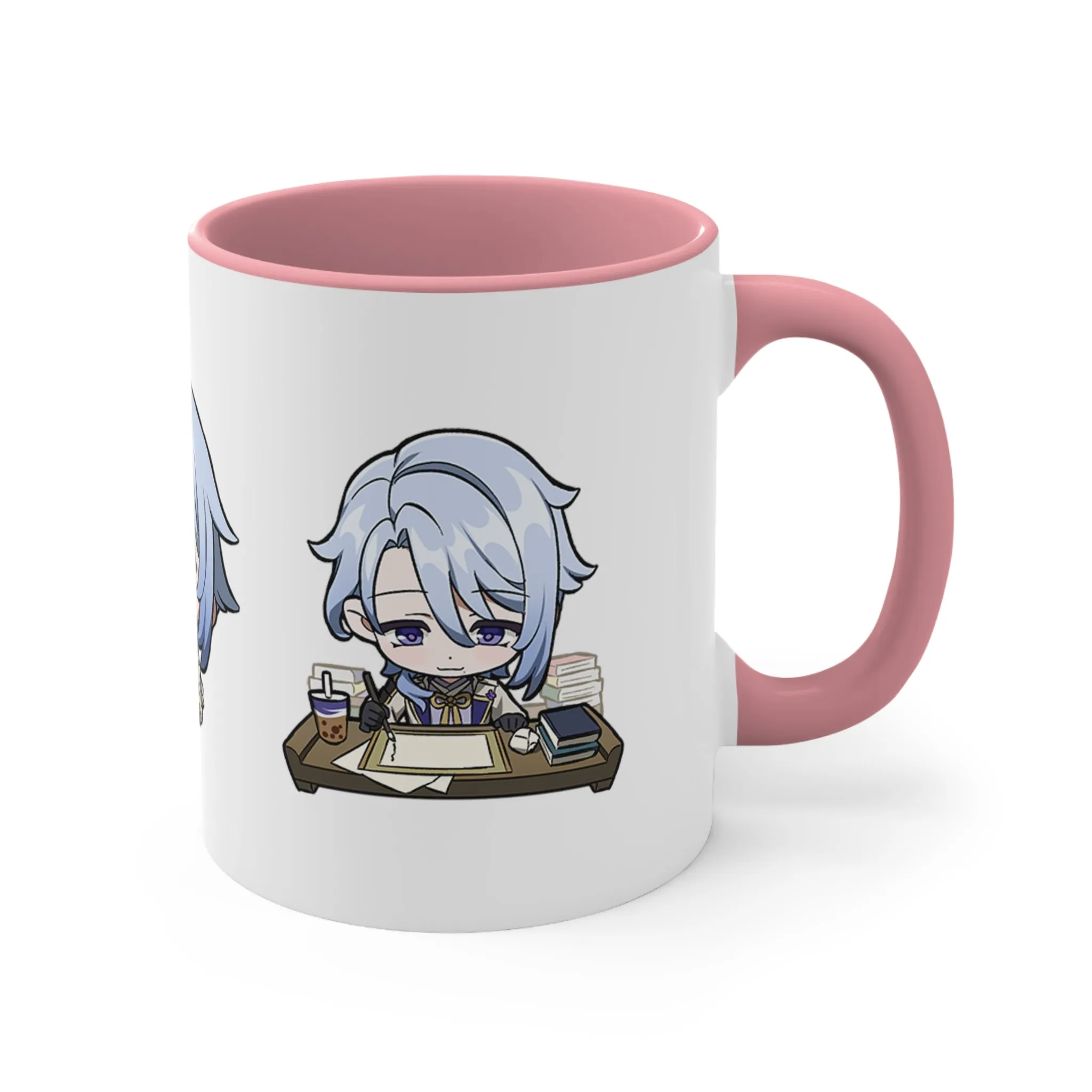 Ayato Genshin Impact Accent Coffee Mug, 11oz Cups Mugs Cup Gift For Gamer Gifts Game Anime Fanart Fan Birthday Valentine's Christmas