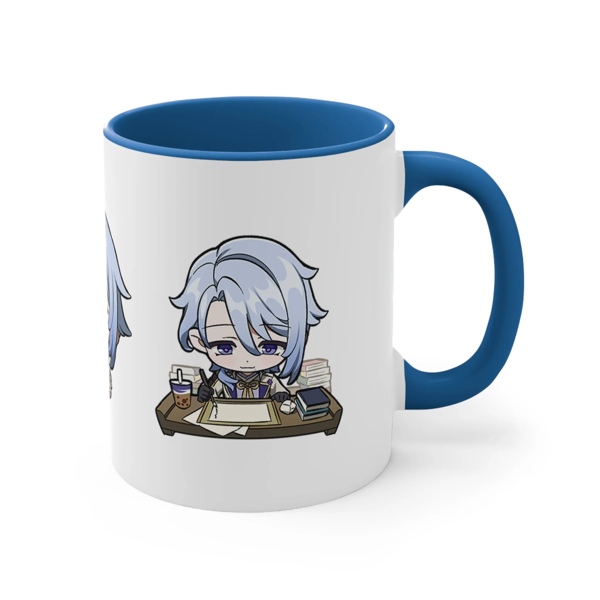 Ayato Genshin Impact Accent Coffee Mug, 11oz Cups Mugs Cup Gift For Gamer Gifts Game Anime Fanart Fan Birthday Valentine's Christmas