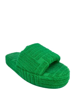 Bottega Veneta Cotton Resort Sponge Slide Size 7