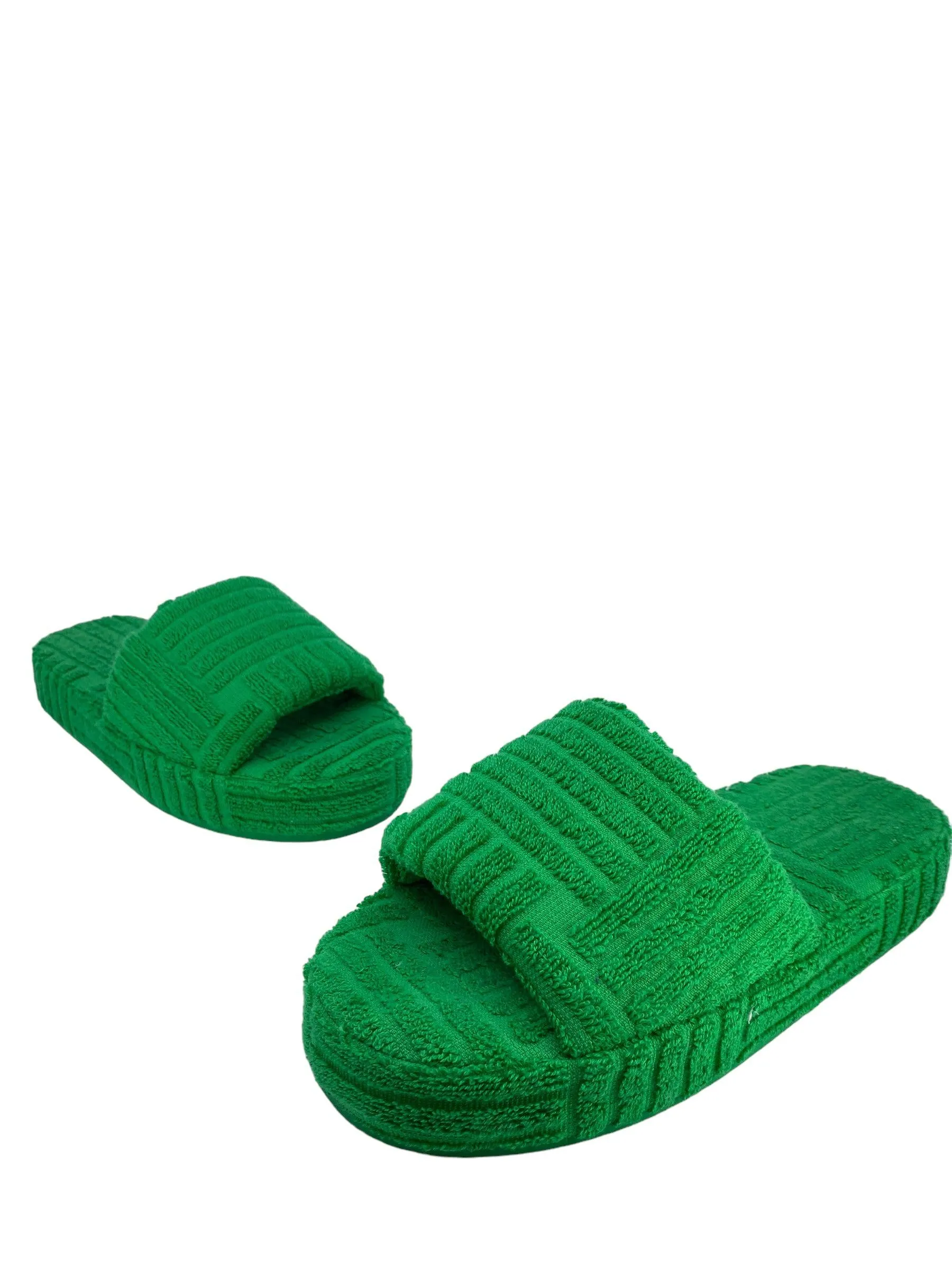 Bottega Veneta Cotton Resort Sponge Slide Size 7