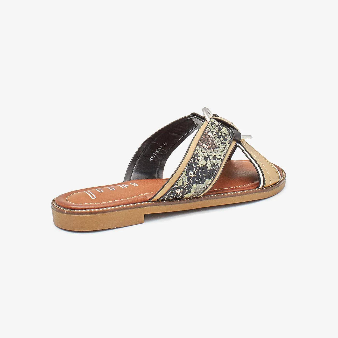 Buckled Womens Chappals