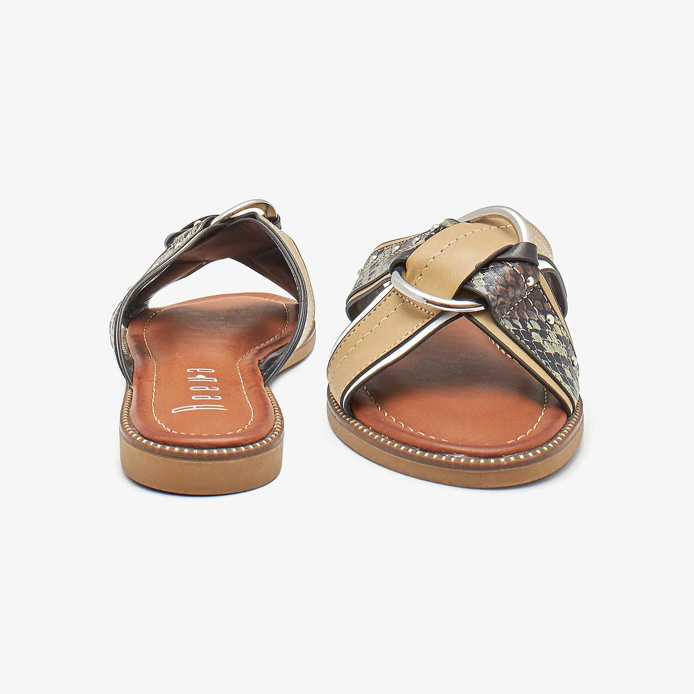 Buckled Womens Chappals