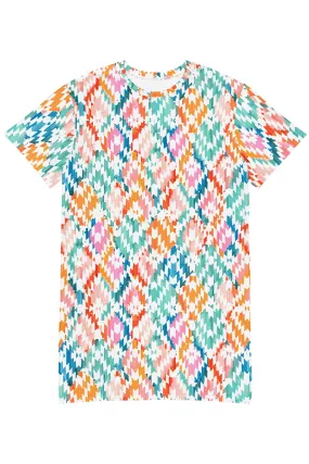 Carnival Ikat T-shirt Dress