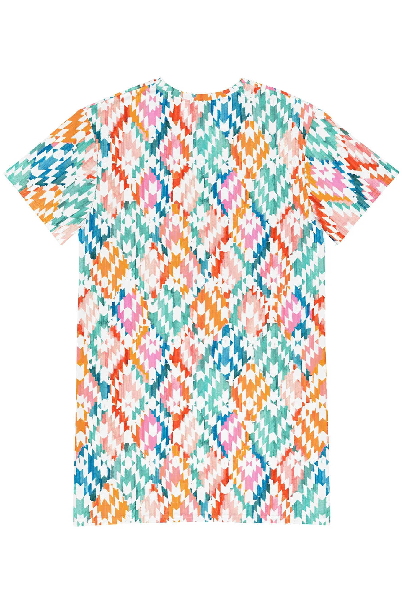 Carnival Ikat T-shirt Dress