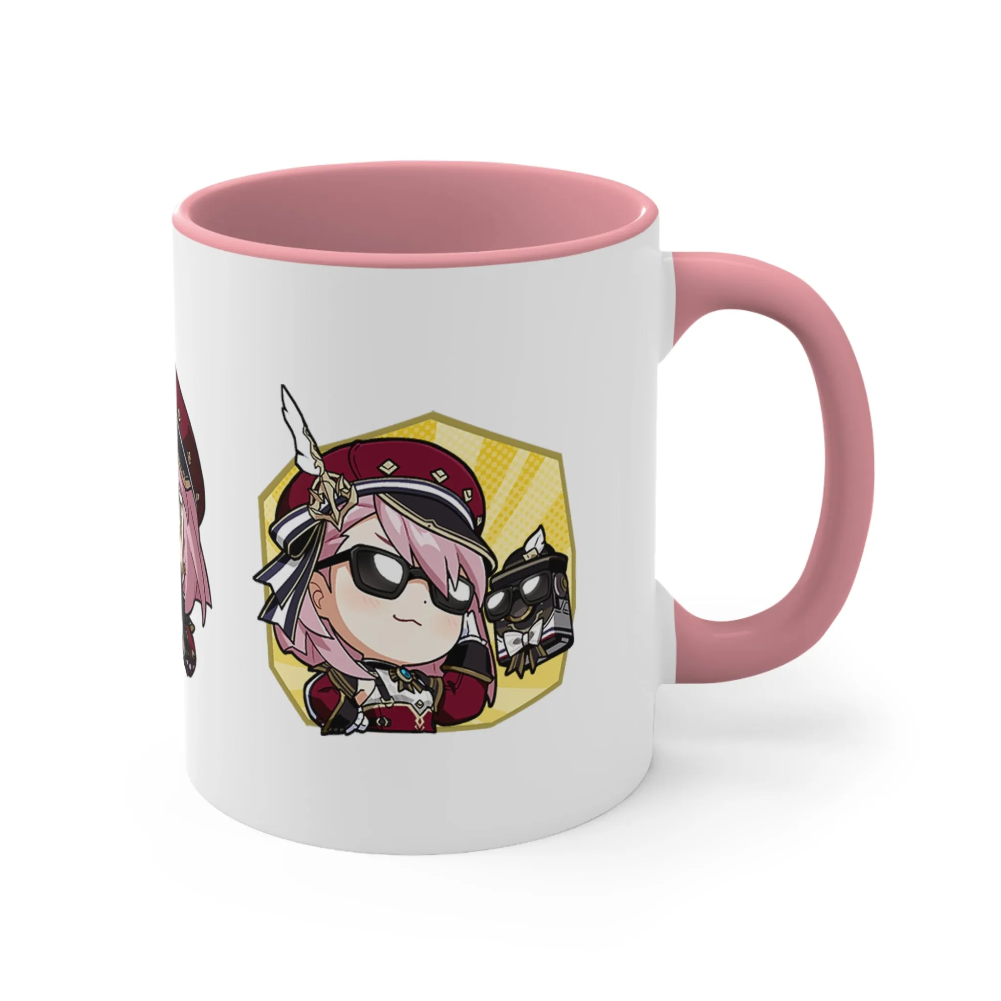 Charlotte Genshin Impact Accent Coffee Mug, 11oz Cups Mugs Cup Gift For Gamer Gifts Game Anime Fanart Fan Birthday Valentine's Christmas