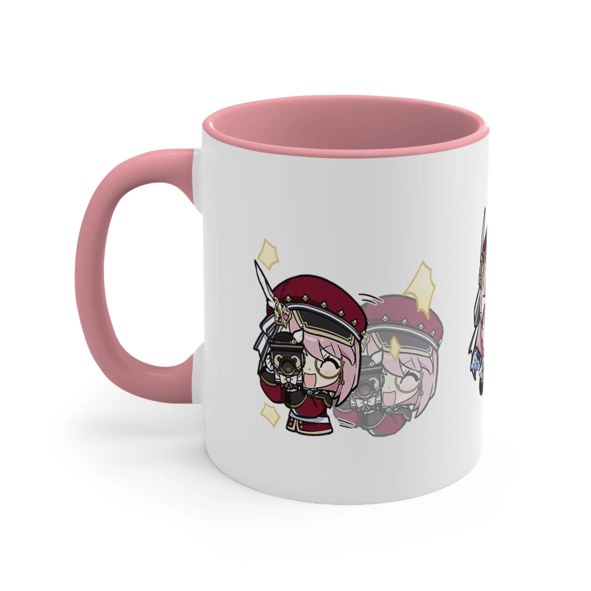 Charlotte Genshin Impact Accent Coffee Mug, 11oz Cups Mugs Cup Gift For Gamer Gifts Game Anime Fanart Fan Birthday Valentine's Christmas