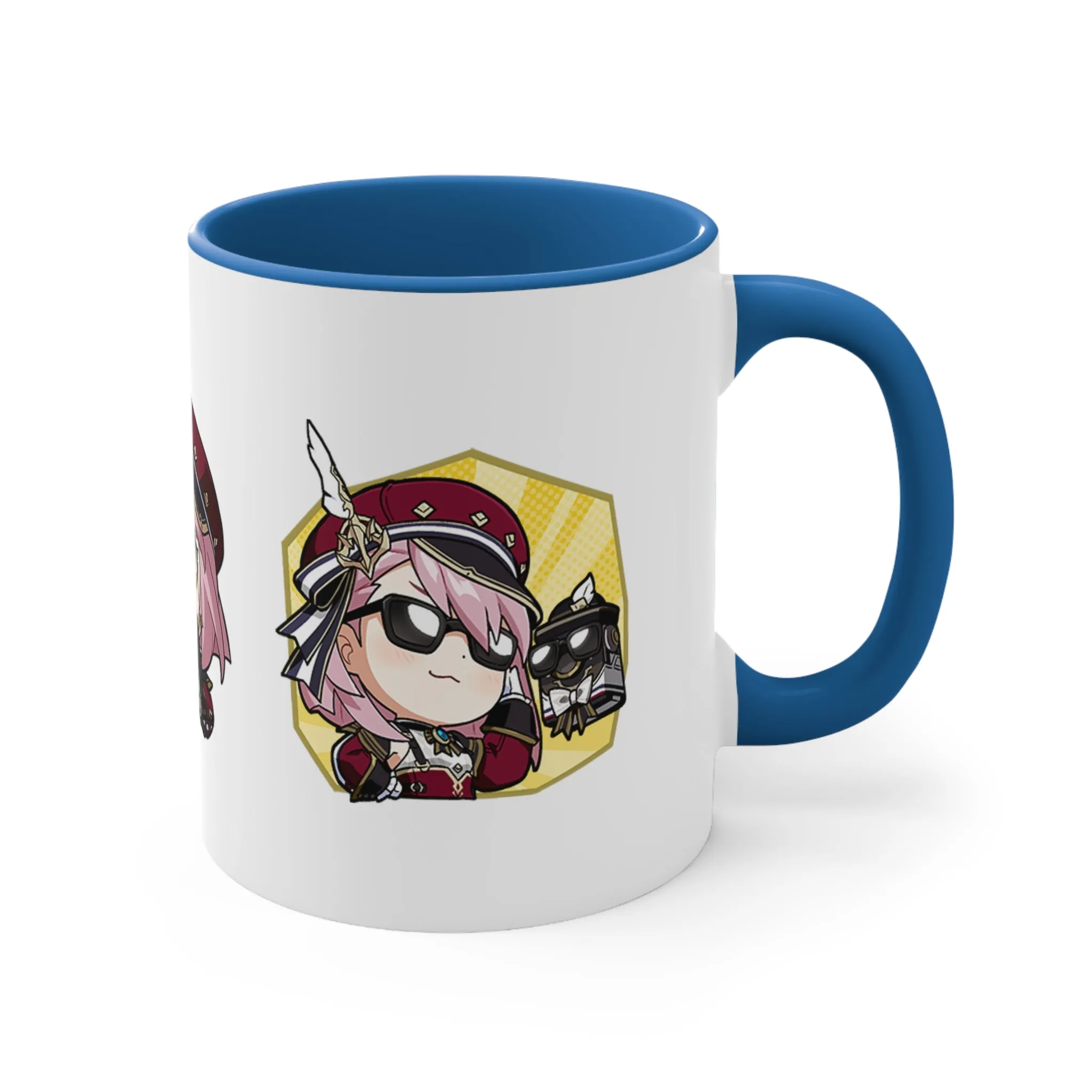 Charlotte Genshin Impact Accent Coffee Mug, 11oz Cups Mugs Cup Gift For Gamer Gifts Game Anime Fanart Fan Birthday Valentine's Christmas