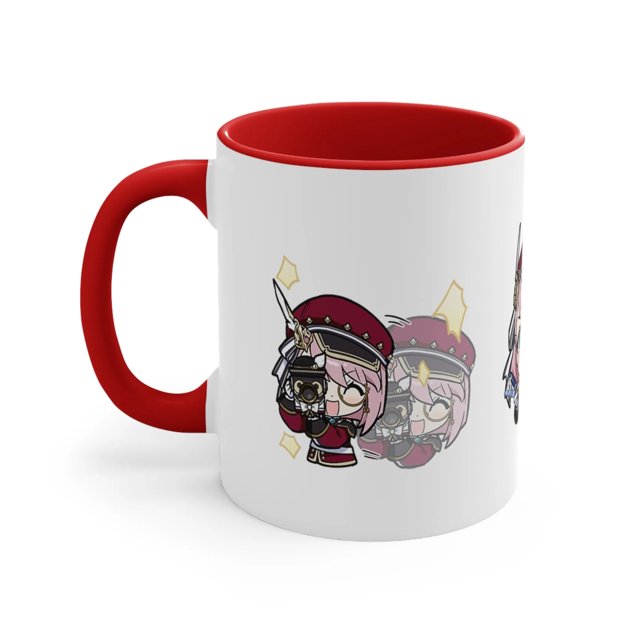 Charlotte Genshin Impact Accent Coffee Mug, 11oz Cups Mugs Cup Gift For Gamer Gifts Game Anime Fanart Fan Birthday Valentine's Christmas