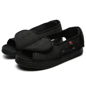 Chelsea Diabetic Wide Feet Sandals - Black