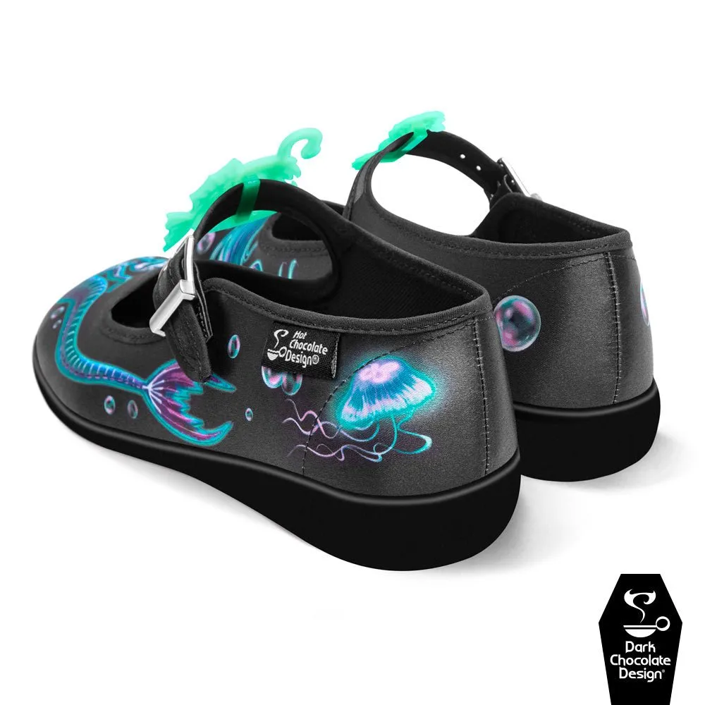 Chocolaticas® PHANTOM MERMAIDS Women's Mary Jane Flat