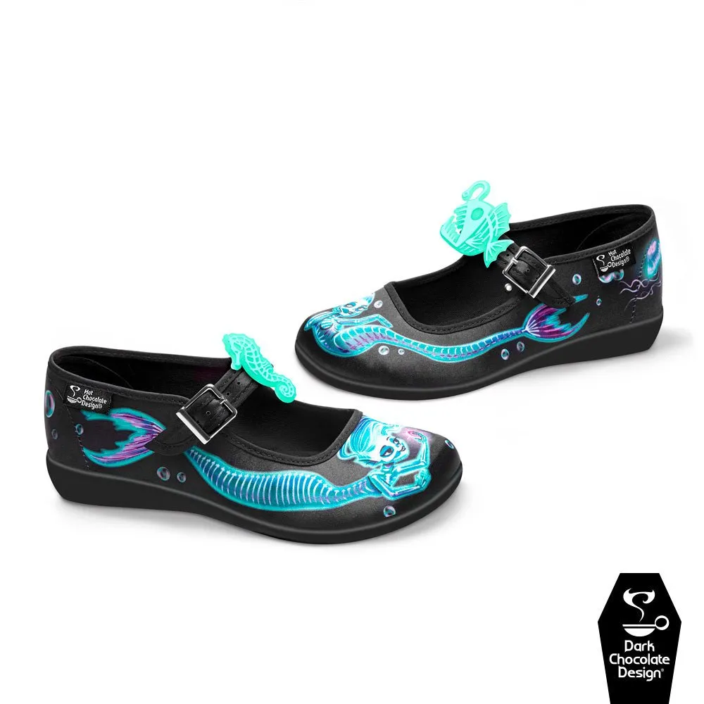 Chocolaticas® PHANTOM MERMAIDS Women's Mary Jane Flat