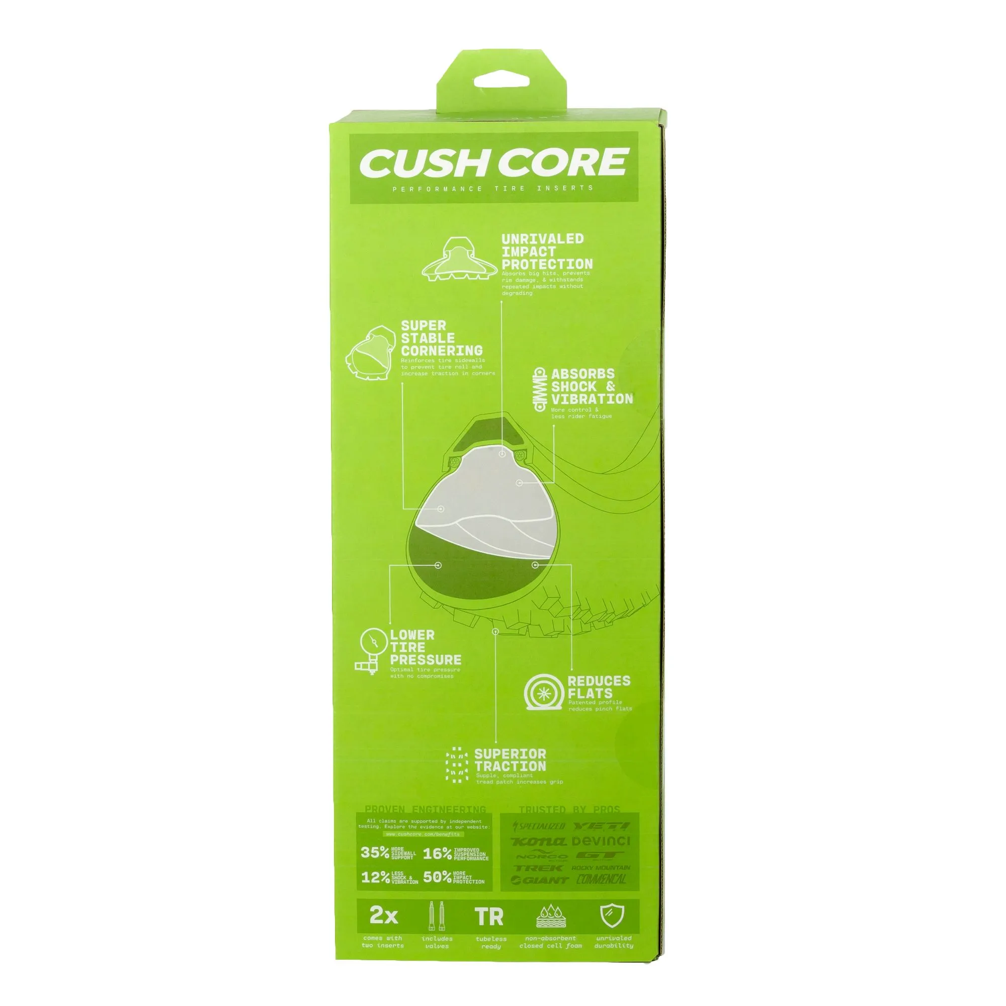 CushCore Gravel / CX 700C Tyre Insert - Set of 2