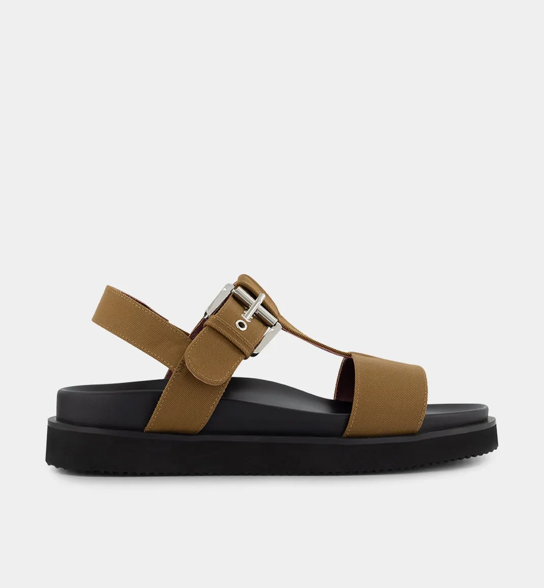 Declaration Nylon T-Bar Sandal | Bronze