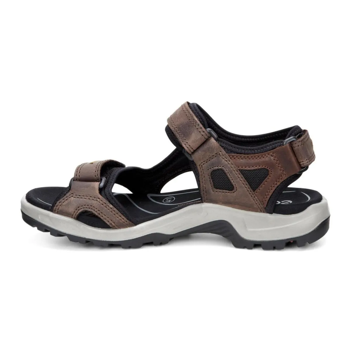 Ecco Men's 069564 Yucatan Sandal Espresso/Cocoa Brown/Black