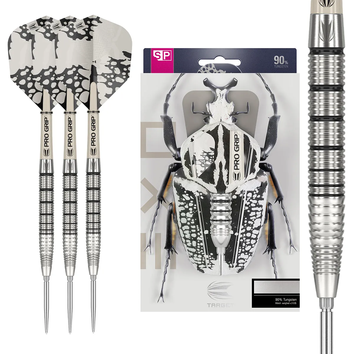 Exo 02 90% Tungsten SP Steel Tip Darts by Target