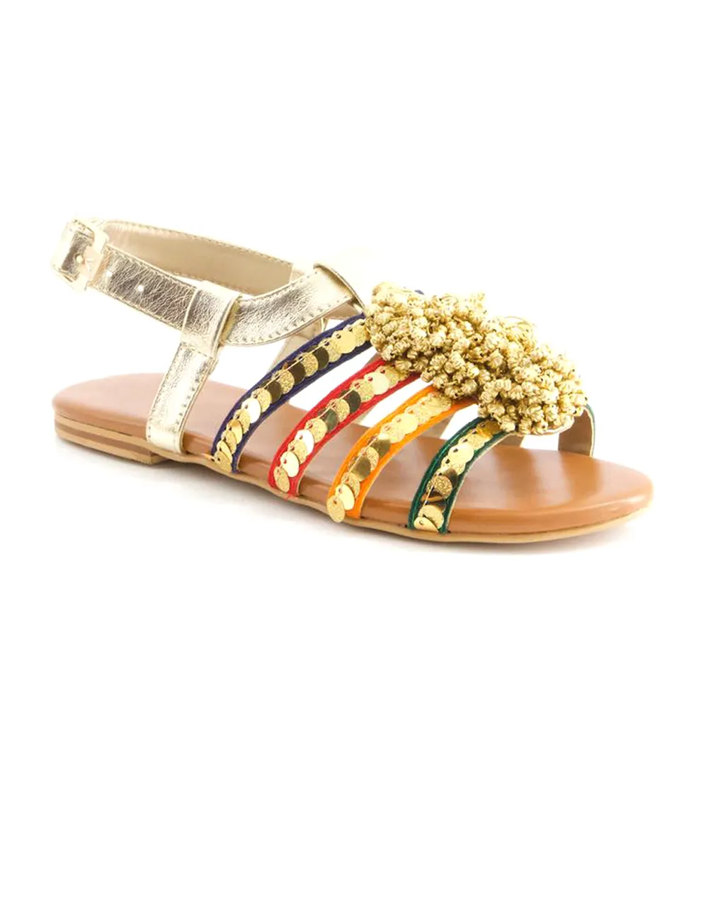 Fancy Flat Sandals For Ladies