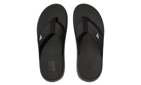 FitFlop Womens Surfa Two Tone Webbing Toe Post Black