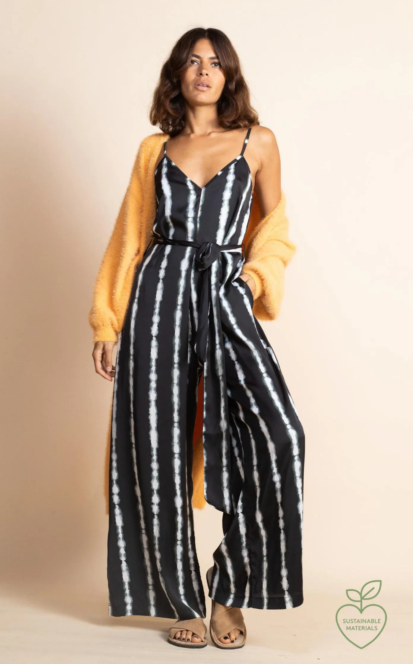 Gabriella Jumpsuit | Dancing Leopard (Tie Dye)