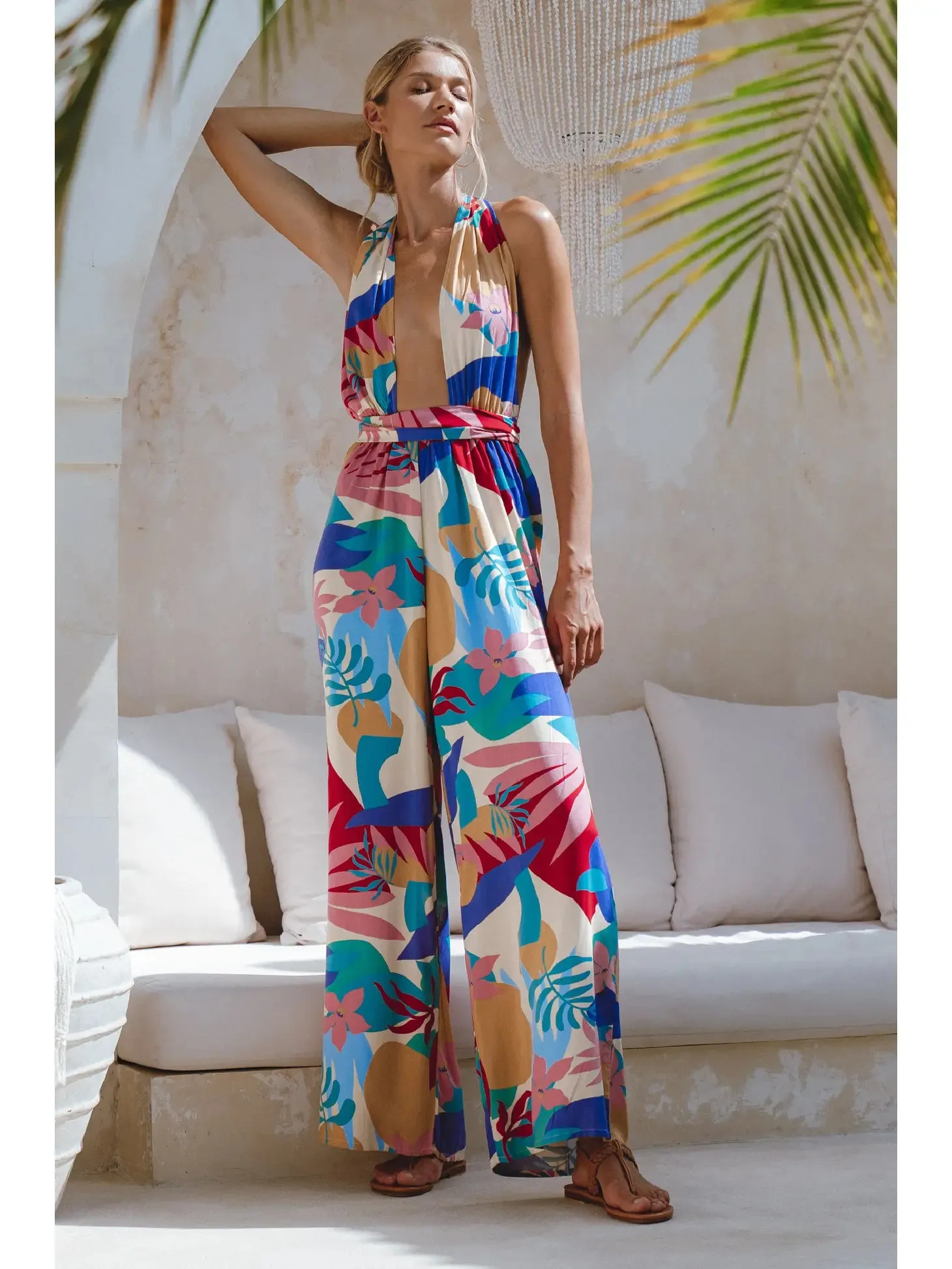 Gaia Convertible Infinity Jumpsuit | Havana