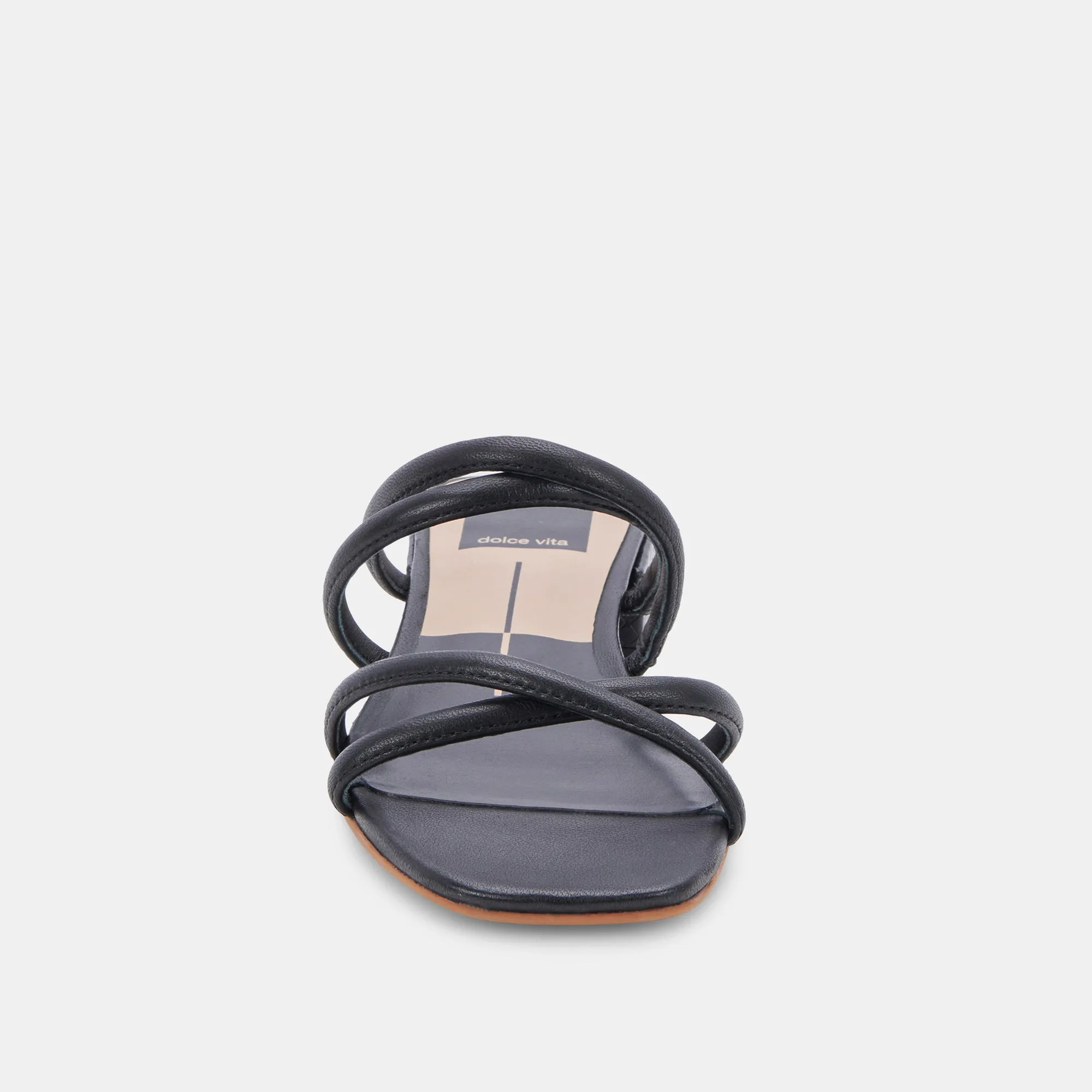 HAPI SANDALS BLACK LEATHER