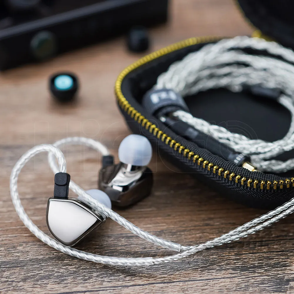 HZSound Heart Mirror Pro 10mm Dynamic Driver In-Ear Monitors With Mic & 2Pin Connectors