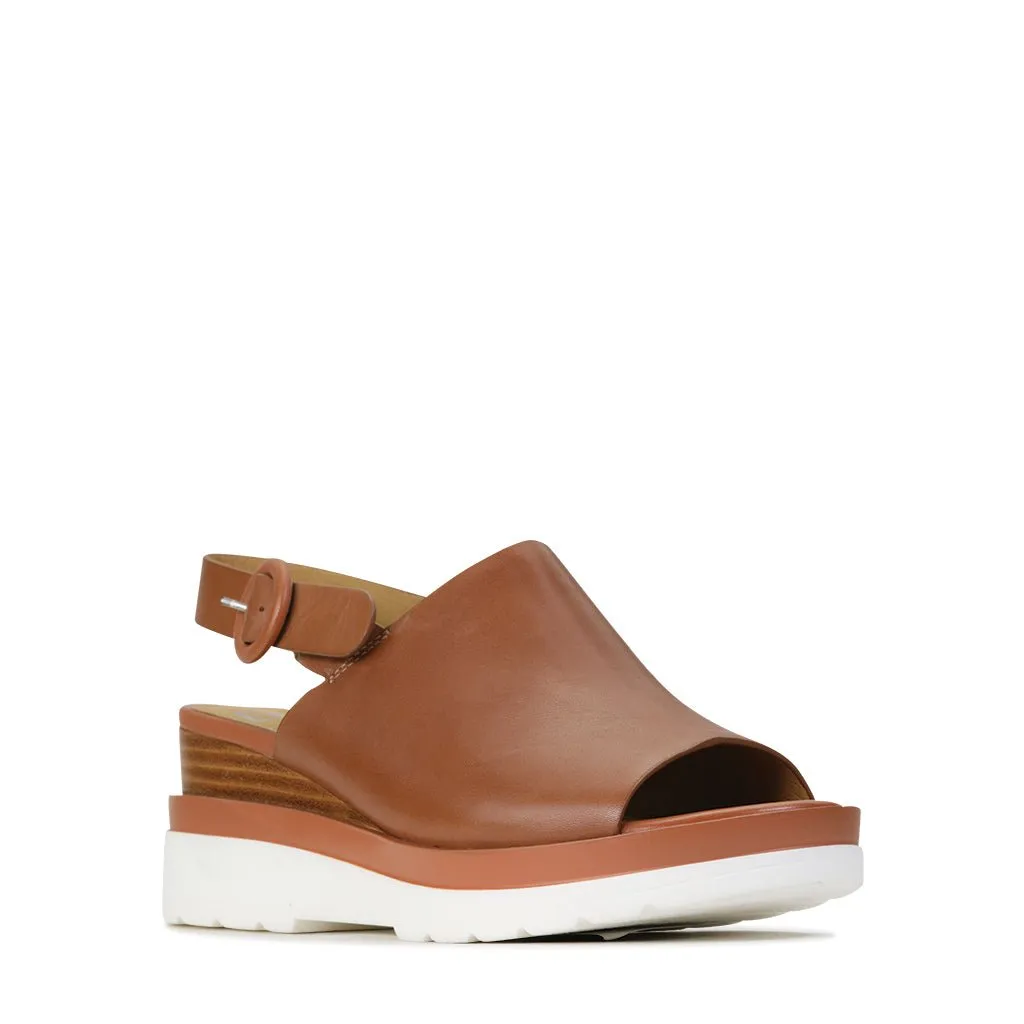 JARDON LEATHER WEDGE ARCHIVE SANDAL