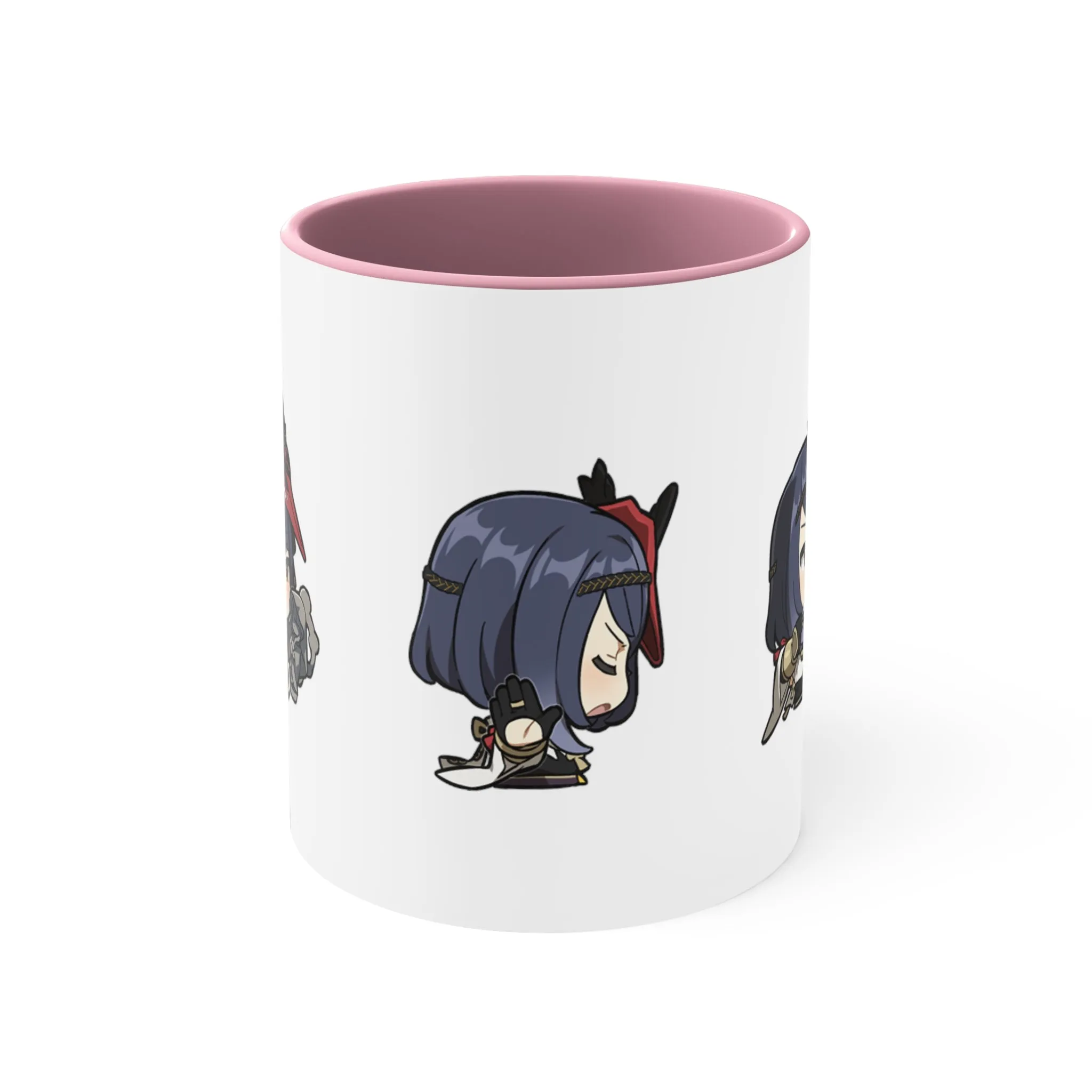 Kujou Sara Genshin Impact Accent Coffee Mug, 11oz Cups Mugs Cup Gift For Gamer Gifts Game Anime Fanart Fan Birthday Valentine's Christmas