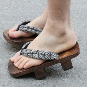 Lattice Japanese Wooden Sandals