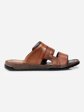 Men Tan Sandal / Slipper (ID4216)