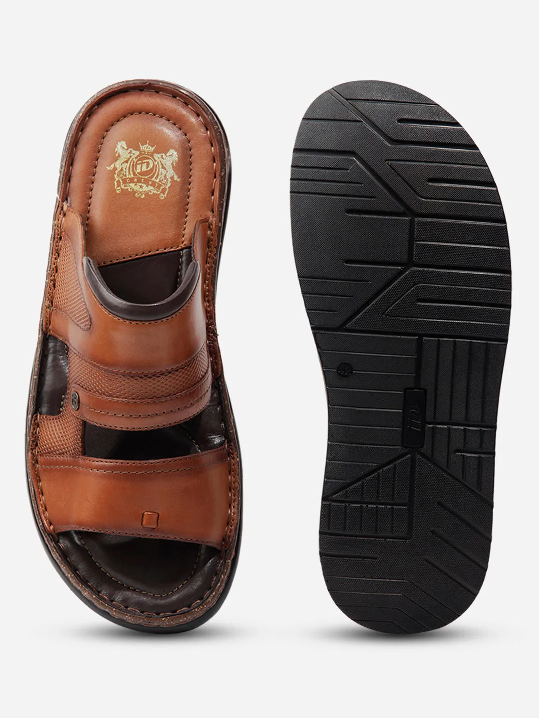 Men Tan Sandal / Slipper (ID4216)